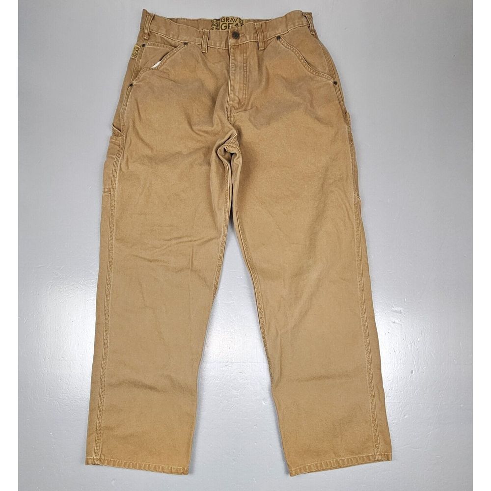 Gravel Gear Pants Mens 34x32. Carpenter Heavy Duty 7 Pockets Work Pants.‎